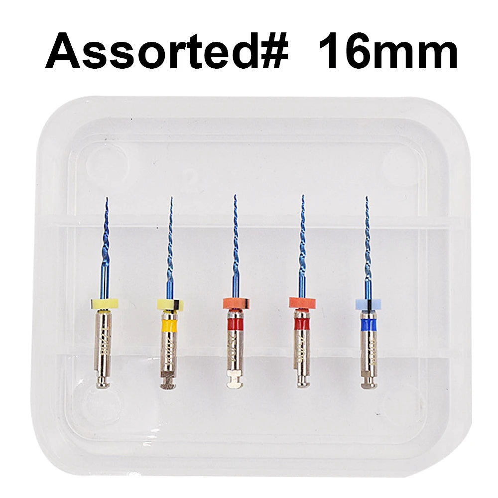 5 PCS/Pack Dental Niti Heat Activated Pediatric Files Rotary For Baby Root Canal Treatment Child Endo Files