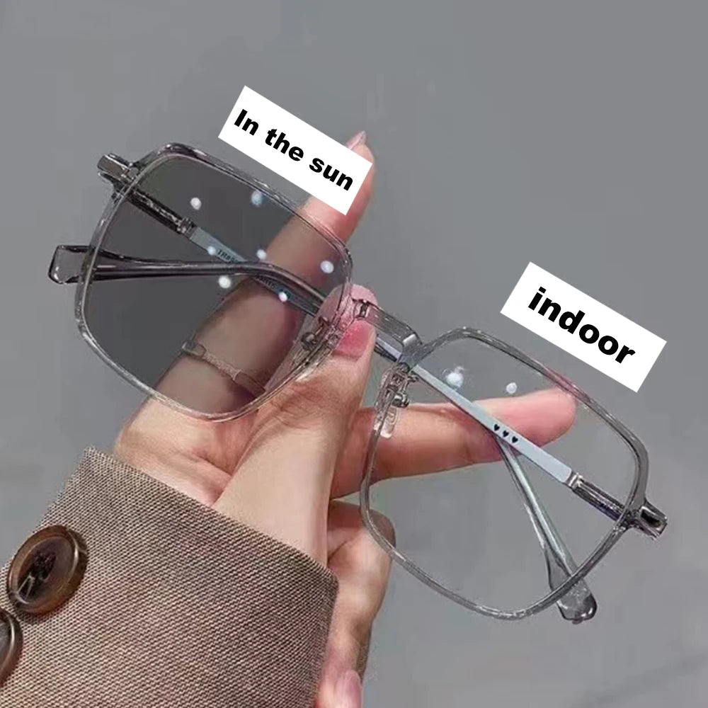 Eyeglasses Large Frame Computer Glasses Sunglasses Transparent Blue Light Glasses For Women Specific Computer Use Digital Device