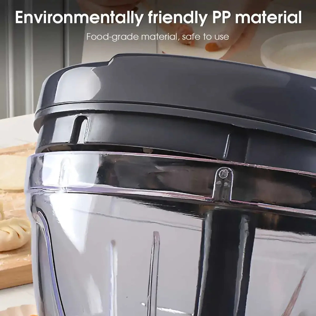 1000ml Manual Food Chopper Hand Pull String Vegetable Cutter Onions Garlic Chopper Fruits Herbs Nuts Kitchen Food Processor