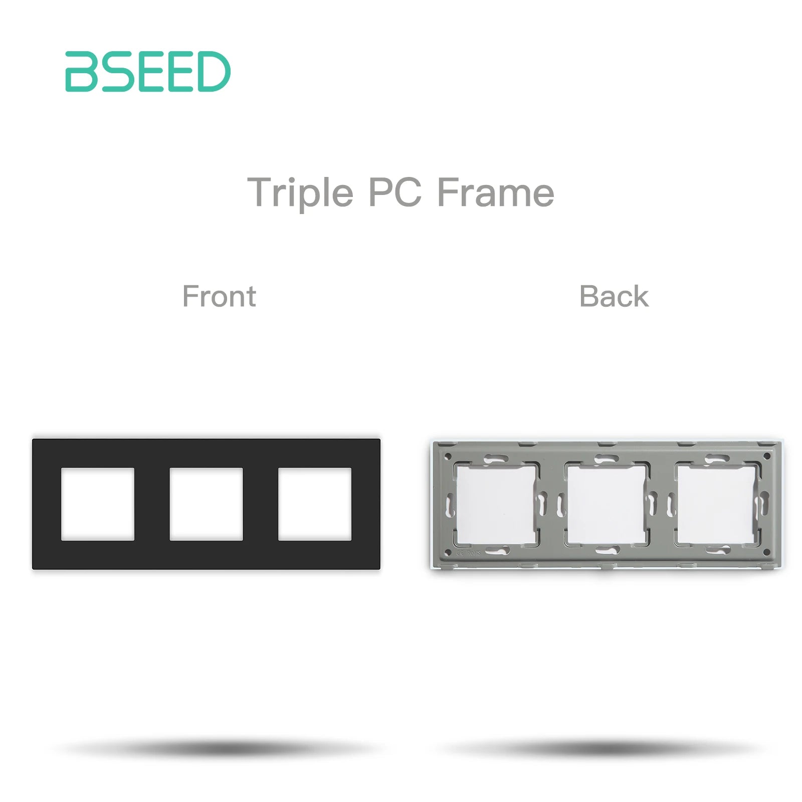 BSEED Zigbee Power Socket Tuya Smart EU Socket Plug With 20W Type-c USB Functions Parts Matte Plastic Frames DIY Accessories