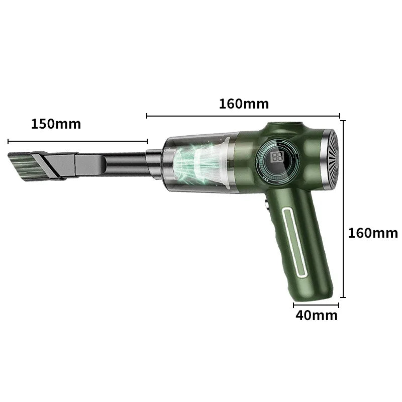 9800000pa Wireless Automobile Handheld Vacuum Cleaner Wet Dry Dual-use High Power Electric Appliance Cleaner Car Home New 2026