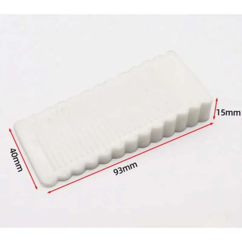 Front Door Stopper: Anti-collision, Movable Rubber Doorstop for Household Use.  Wedge-shaped Hardware for Home Applications