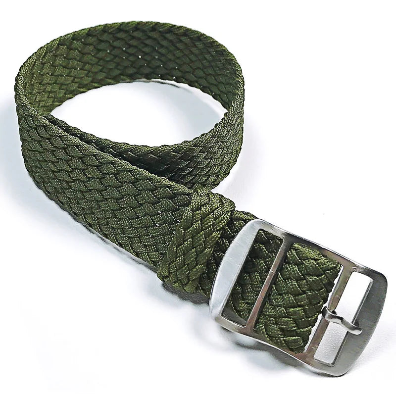 Fabric Woven Bracelet for Perlon Watch Band Replacement Wristband 14mm 16mm 18mm 20mm 22mm Nylon Strap Watchband