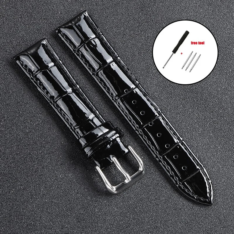 Leather Watchband for Men Women Universal Replacement Leather Watch Strap 12mm 14mm 16mm 18mm 19mm 20mm 21mm 22mm Soft Bracelets
