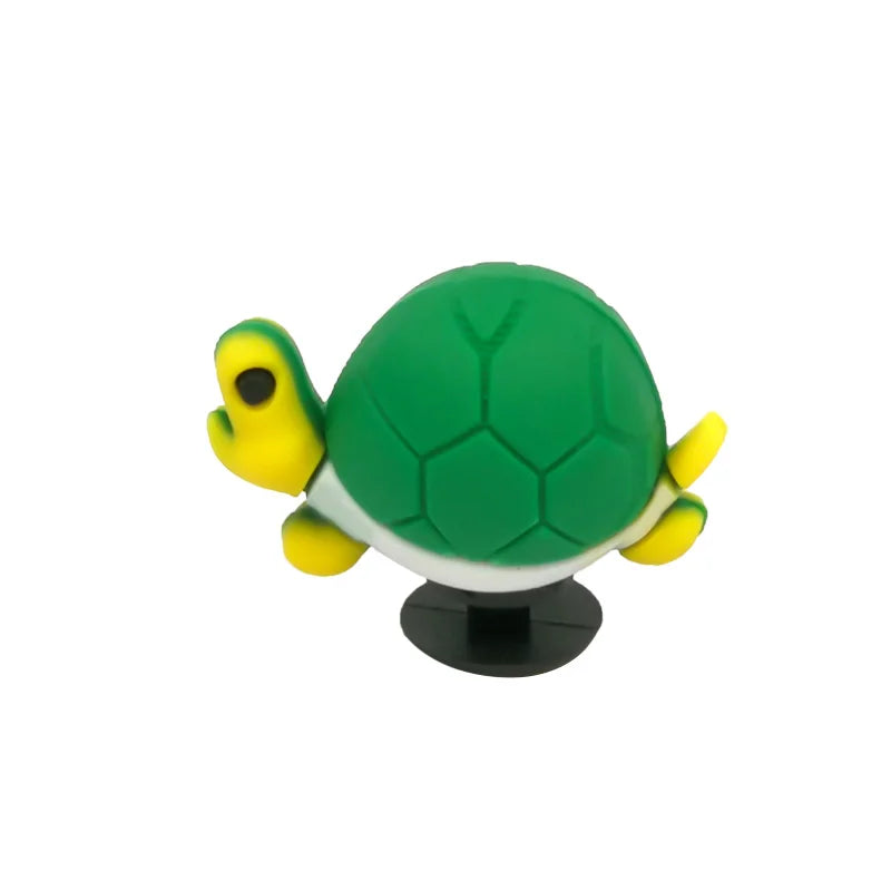 1/5pcs 3D Shoe Charms Cute Dinosaur Duck Bunny Shoe Decoration Buckle Kawaii Frogs Bees Garden Sandal Accessories Kids Gift