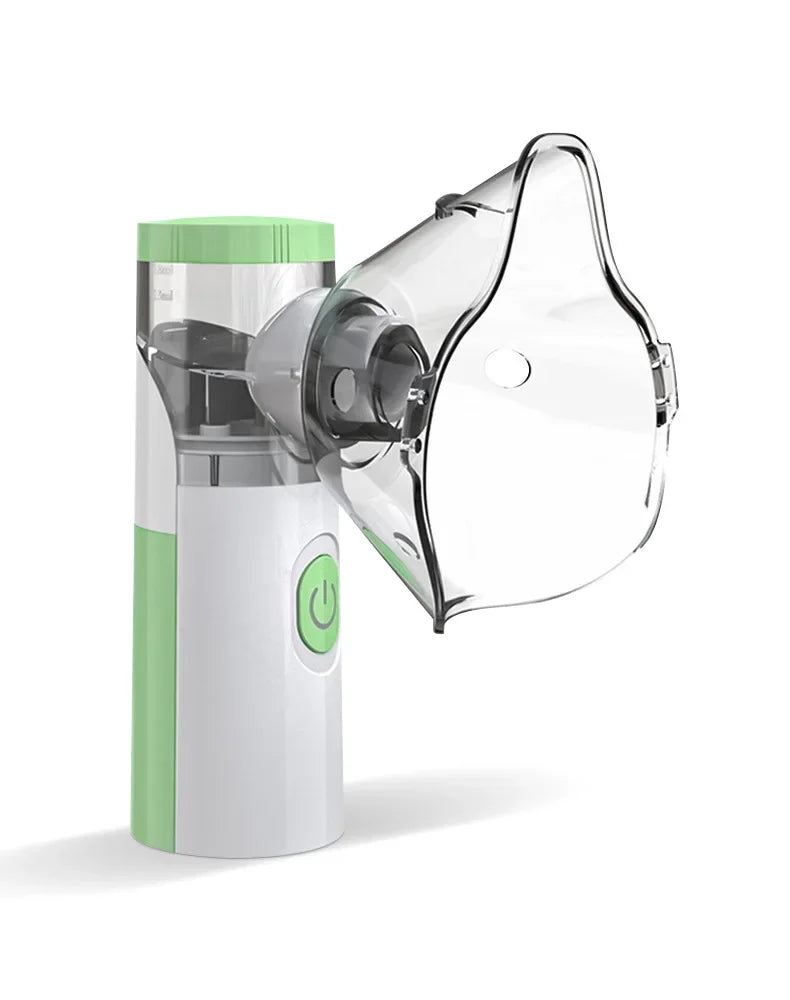 Atomizer Health Care Products Fingertip Pulse Blood Oxygen Portable Nebulizer Mesh Nebulizer Handheld Medical Asthma Inhaler
