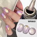 Auroras Glitter Cat Magnetic Gel Nail Polish Shimmer Glass Bead Effect Magnetic Gel Soak Off UV LED Painting Vanrish Manicure