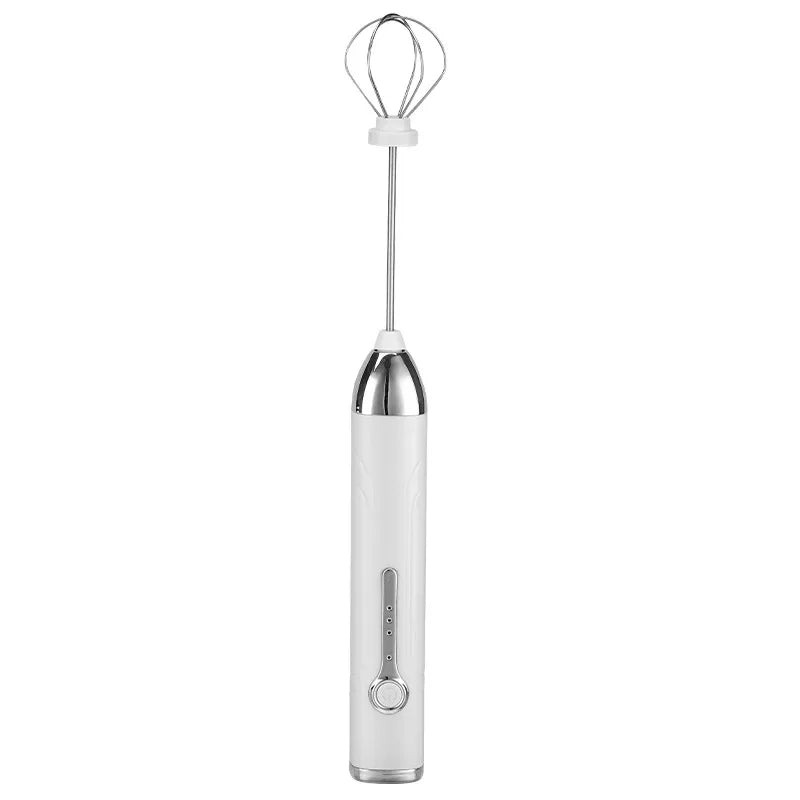 Wireless Type-C Rechargeable 3-speed Mini Handheld Milk Frother Coffee Frother Portable Kitchen Cooking Tools Whisk Foam Blender