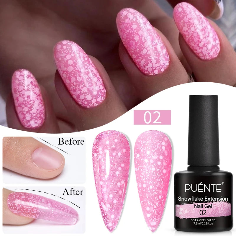 15ML Blooming Marble Gradient Gel Nail Polish Spreading Effect Watercolor Floral Print Nail Art Soak Off UV/LED Nail Varnish