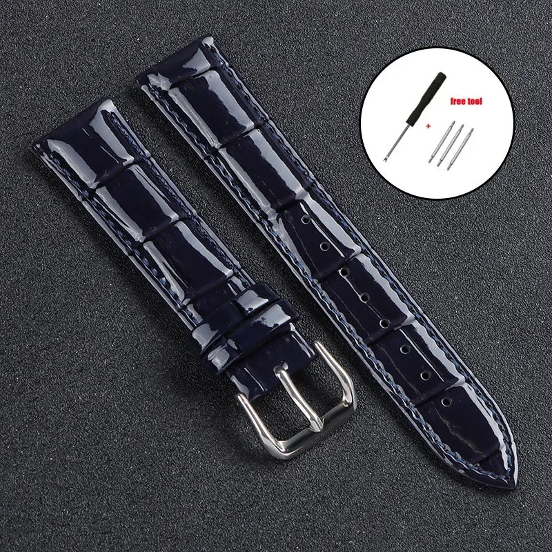 Leather Watchband for Men Women Universal Replacement Leather Watch Strap 12mm 14mm 16mm 18mm 19mm 20mm 21mm 22mm Soft Bracelets