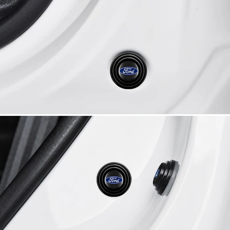 Car Door Shock Absorber Buffer Protective Stickers Soundproof Rubber Pads For Ford Ranger Focus Kuga Mustang Mondeo Fusion Esco