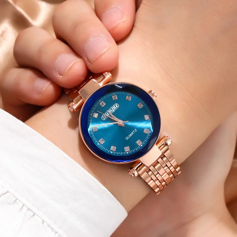 2pcs Luxury Elegant Women's Watch Set, Quartz Movement Casual Watch |Party Dress Wristwatch | Gorgeous | fashion accessories