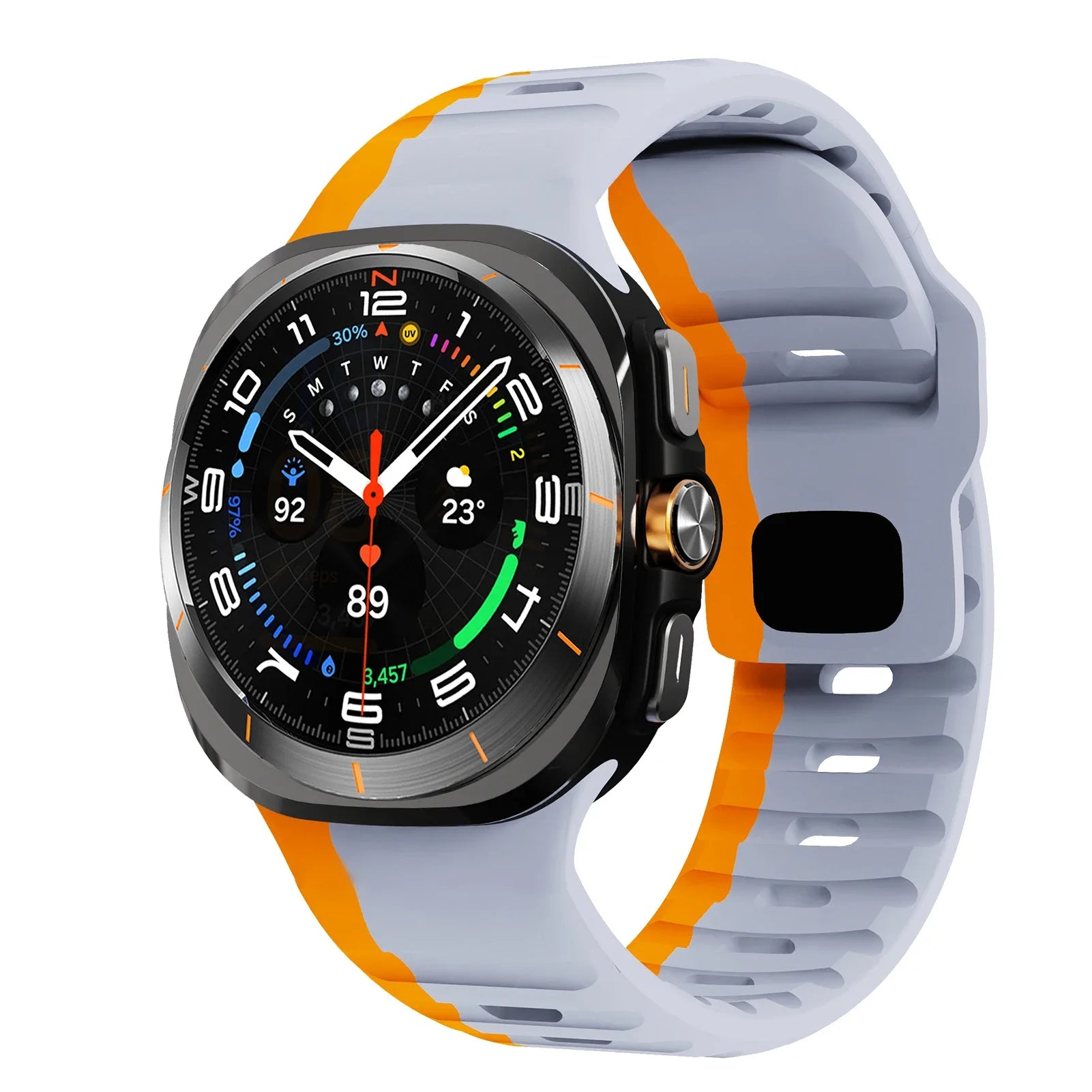 For Samsung Galaxy Watch Ultra 47mm Strap  Accessories correa Sport Silicone Bracelet For Samsung Galaxy Watch ultra 47 mm band