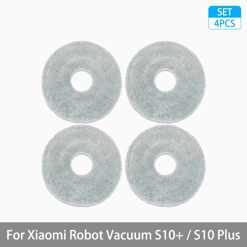 For Xiaomi Robot Vacuum S10+ / S10 Plus Accessories Main Brush Side Brush Hepa Filter Mop Rag Cloth Replacement Spare Parts