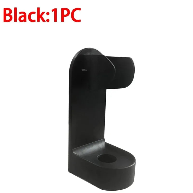 Wall-mounted electric toothbrush holder, plastic tooth hook, razor holder, storage space shelf, bathroom home accessories
