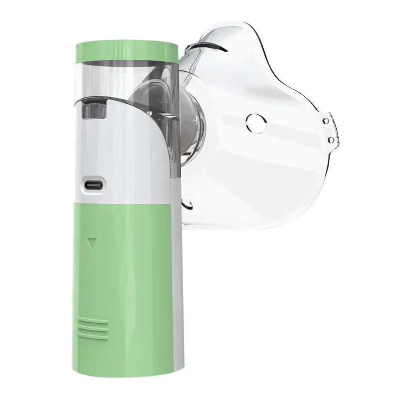 Atomizer Health Care Products Fingertip Pulse Blood Oxygen Portable Nebulizer Mesh Nebulizer Handheld Medical Asthma Inhaler
