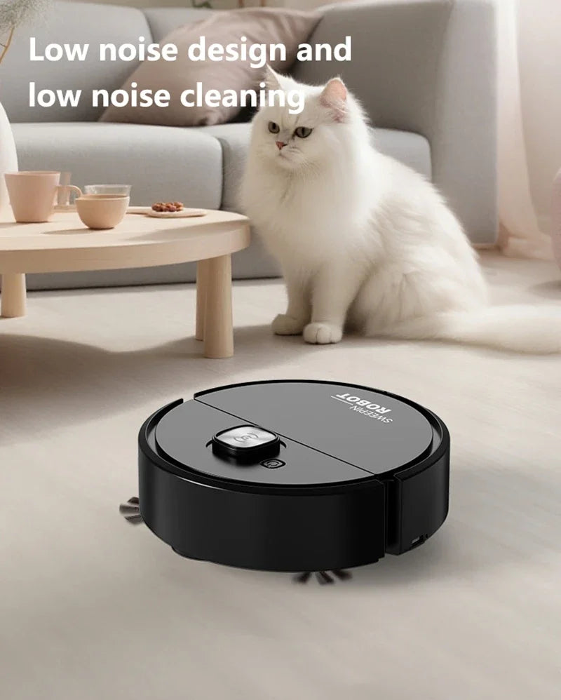 3-in-1 Low Noise Mini Sweeping Robot Intelligent Sweeping Integrated Fully Automatic Cleaning Sweeping Machine Appliance 2026
