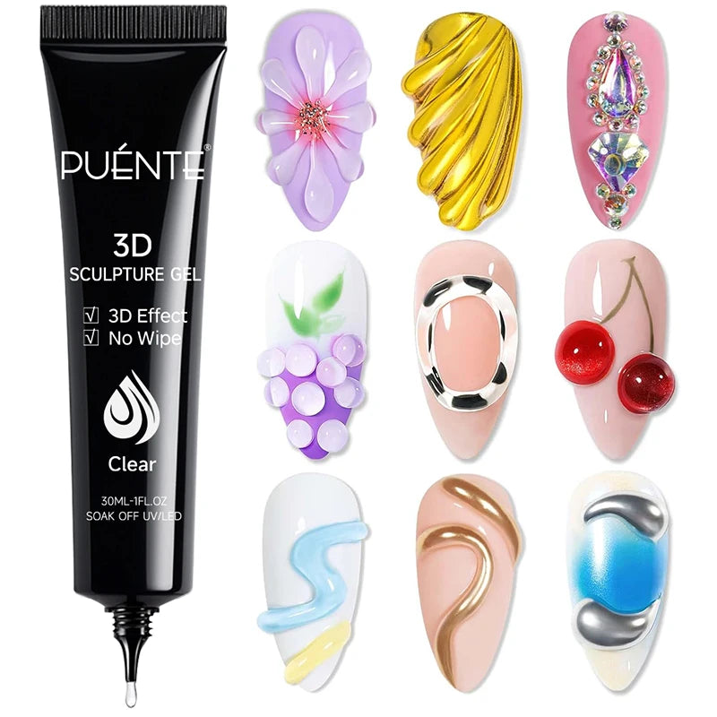 15ML Milky White Jelly Nude Pink Fiber Base Gel For Nails Repair Strengthen Extension Construction Soak Off UV Nail Art Varnish
