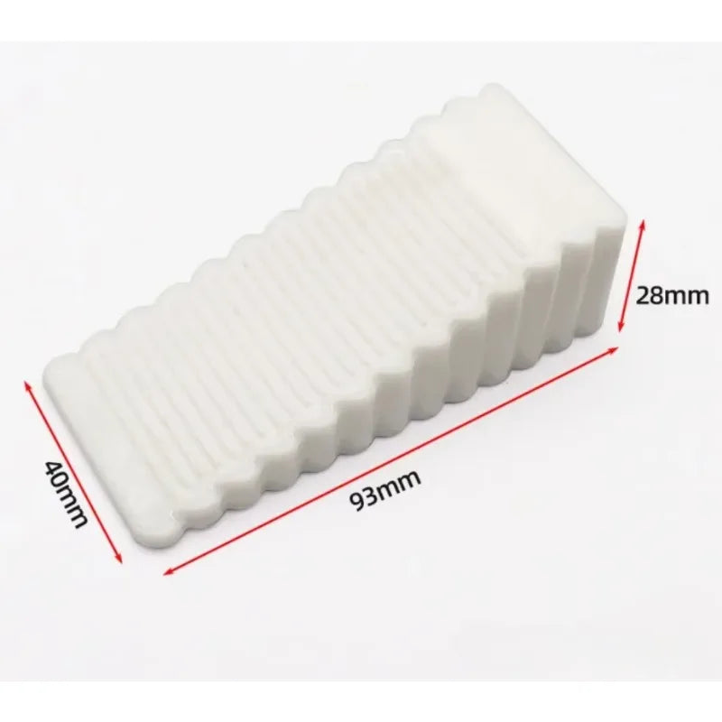 Front Door Stopper: Anti-collision, Movable Rubber Doorstop for Household Use.  Wedge-shaped Hardware for Home Applications