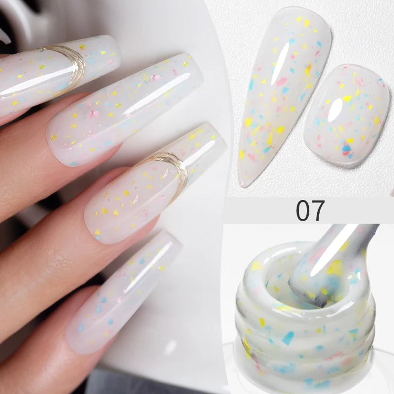 PUENTE 7.5ML Smooth Ceramics Cat Magnetic Gel Nail Polish White Moonlight Shades Cat Eye Soak Off UV Nail Art Varnish Manicure