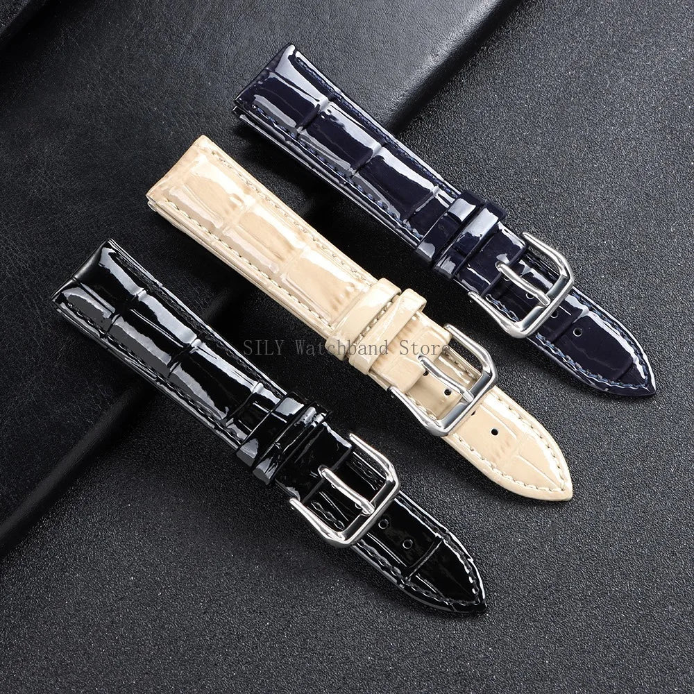 Leather Watchband for Men Women Universal Replacement Leather Watch Strap 12mm 14mm 16mm 18mm 19mm 20mm 21mm 22mm Soft Bracelets