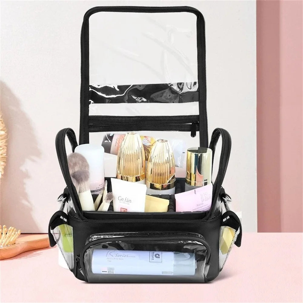 Profession Makeup Case Fashion Beautician Cosmetics Organizer Tool Storage Box Suitcase for Women Large Capacity Make Up Bag