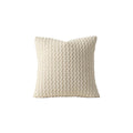 1pc Soft Boho style modern double-sided design pillows cover, Farmhouse Neutral Decorative Home Decor Striped Corduroy Square