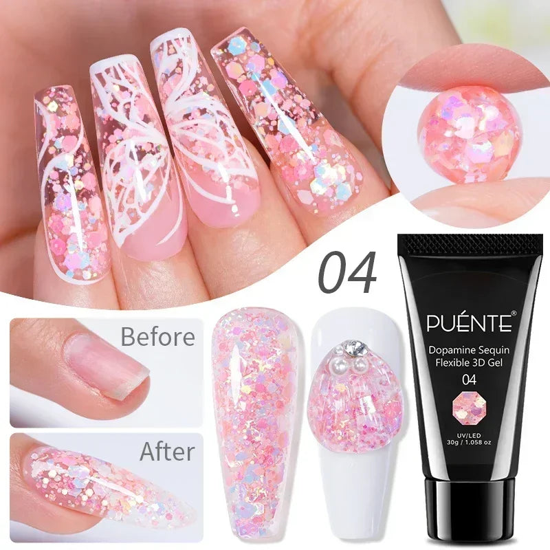 PUENTE 7.5ML Smooth Ceramics Cat Magnetic Gel Nail Polish White Moonlight Shades Cat Eye Soak Off UV Nail Art Varnish Manicure