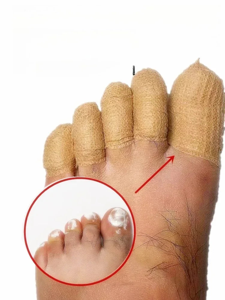 Fungal nail polish, nail coating, toe protection, foot and finger protection, self-adhesive bandage, toe and finger protection