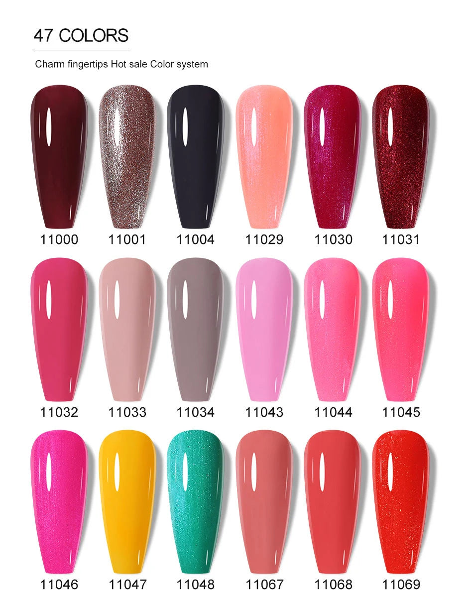 Clou Beaute 15ml HEMA TPO FREE Color Gel Nail Polish Nude Pink Red Green Collection Nail Gel Polish Glitter Soak Off UV LED Gel