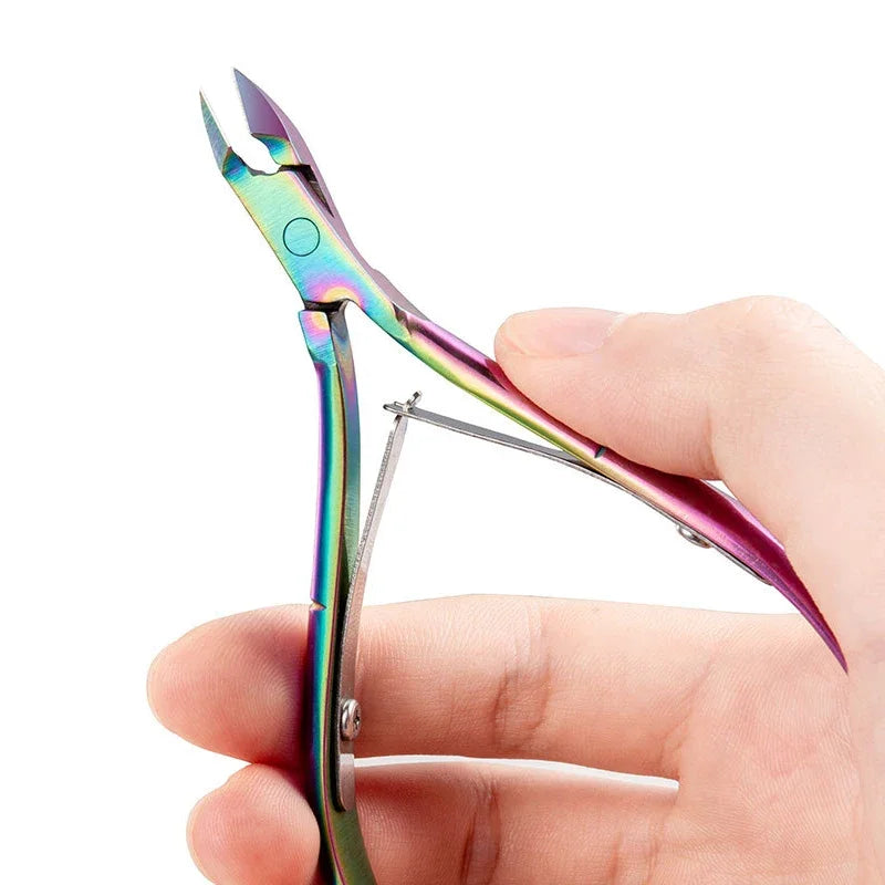 Nail Cuticle Nipper Trimming Dead Skin Remover Stainless Steel Pedicure Cutter Cuticle Scissors Plier Nail Art Manicure Tools
