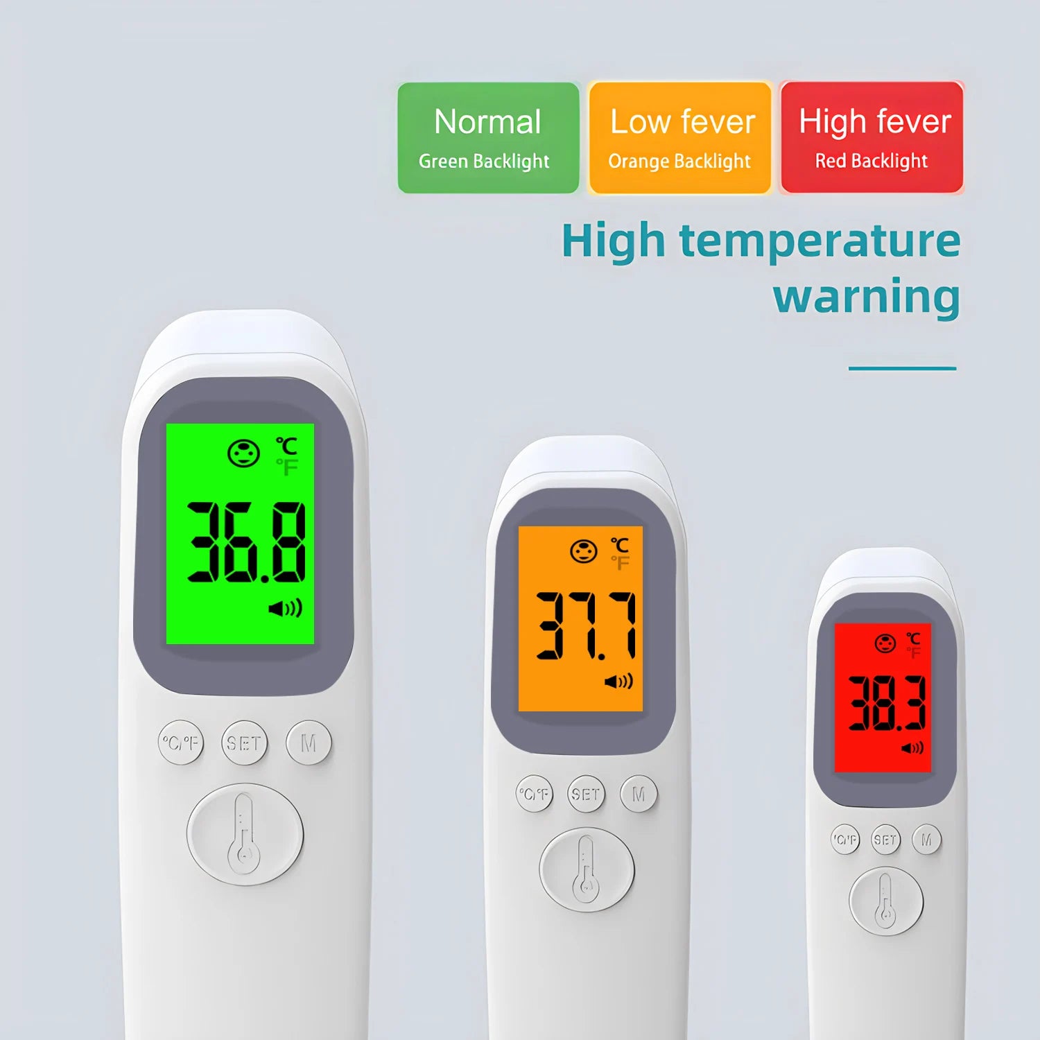 Digital Infrared Fever Thermometer Medical Household Infant Adult Forehead Non-contact Body Temperature Ear Thermometer