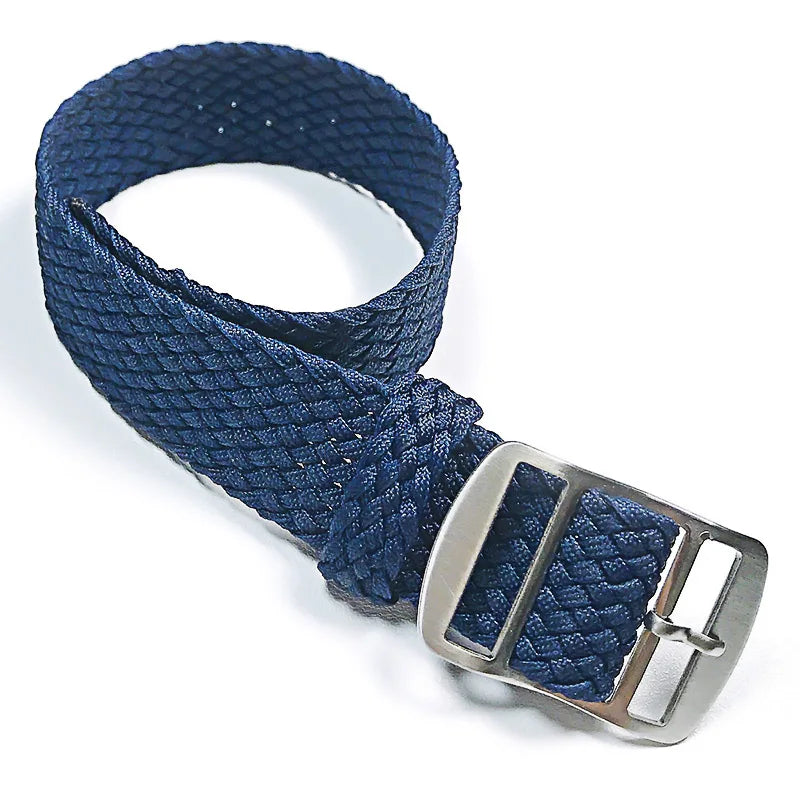 Fabric Woven Bracelet for Perlon Watch Band Replacement Wristband 14mm 16mm 18mm 20mm 22mm Nylon Strap Watchband