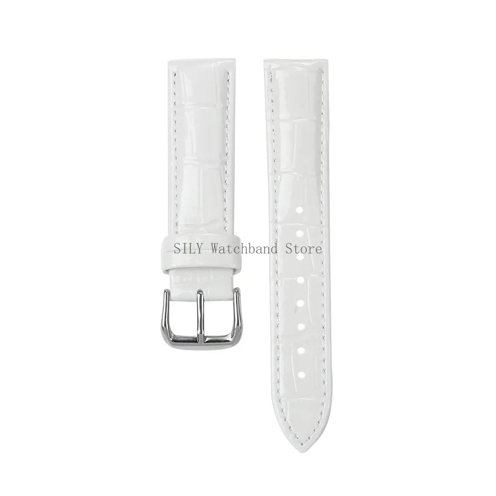 Leather Watchband for Men Women Universal Replacement Leather Watch Strap 12mm 14mm 16mm 18mm 19mm 20mm 21mm 22mm Soft Bracelets