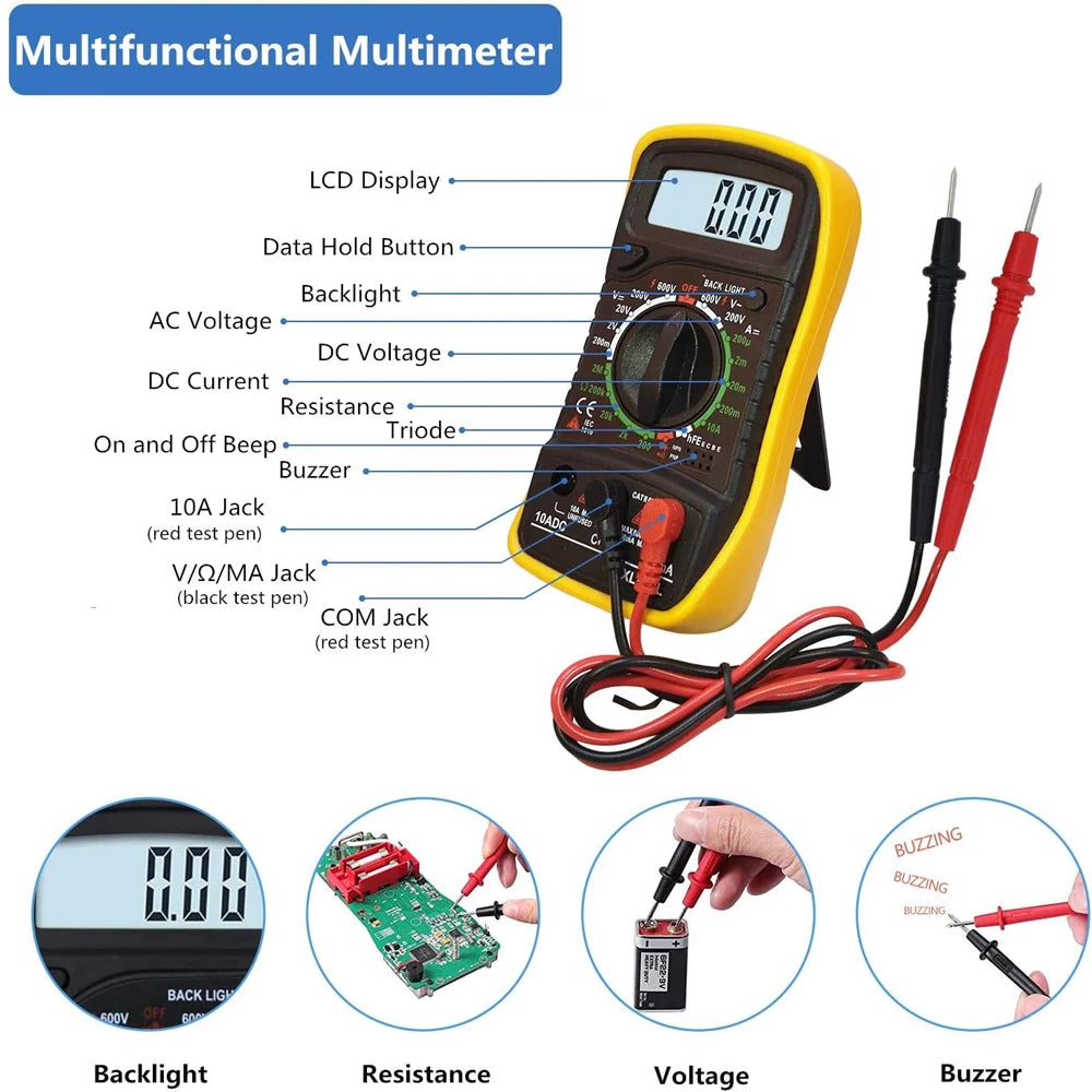 2026 Electric Soldering Iron Kits (SKU:10-IN-1)(16-IN-1)(20-IN-1) 60W Adjustable Temperature Replaceable Soldering Iron Welding