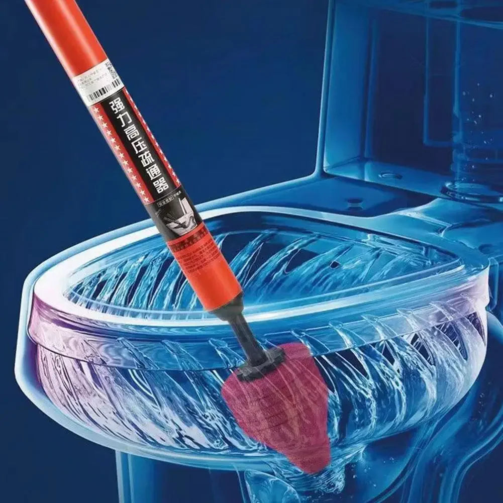 New High Pressure Toilet Unblock One Shot Toilet Pipe Plunger Silicone Quickly Unblock Household Toilet Sewer Dredging Plunger
