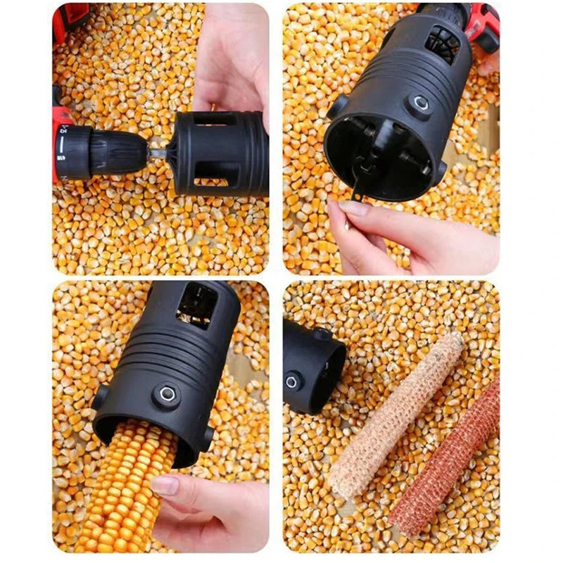 Corn Thresher Fully Automatic Corn Peeling Machine Household Electric Dry And Wet Grain Wrapping Tool Corn Peeling Machine