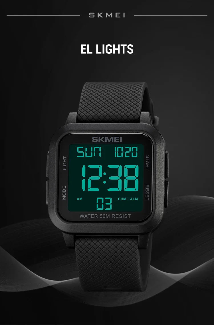 SKMEI 1894 Military Waterproof Mens Watches Electronic Shock Digital Watch For Men Sports Wristwatches 1841 Relogios Masculinos