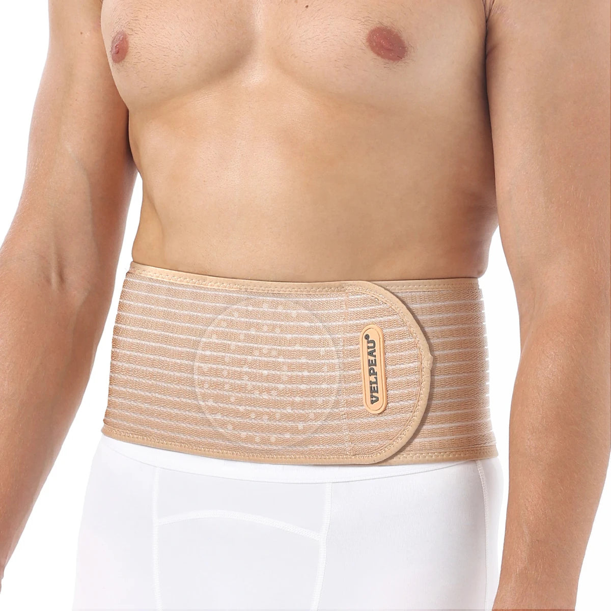 VELPEAU Umbilical Hernia Belt for Epigastric Incisional and Navel Hernia, Abdominal Binder with Removable Compression Pad