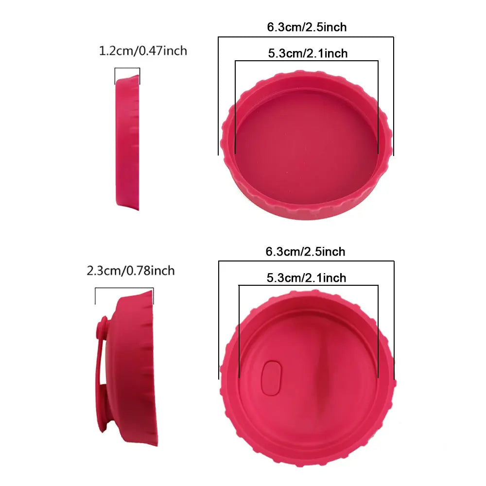 Silicone World Silicone Soda Can Lid Reusable Cans Stopper for Beer Drinks Juice Beverage Protecto Sealing Cover Coke Cans Lids