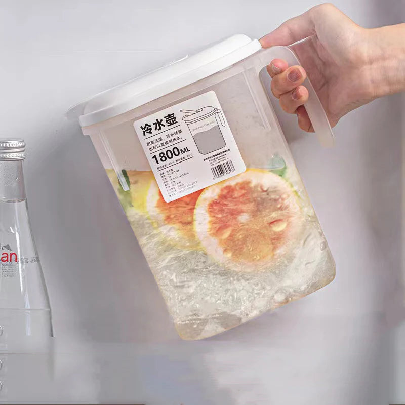 3.5L Water Kettle Or Faucet Beverage Dispenser Cold Juice Lemonade Drinks Bucket Liquid Storage Tank Outdoor Fridge Organizers