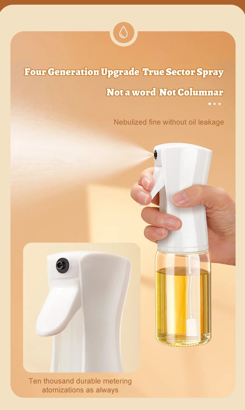 200/300ml Kitchen Oil Bottle Cooking Spray Olive Bottle Fitness Barbecue Spray BBQ Cooking Kitchen Baking Olive Oil Spray