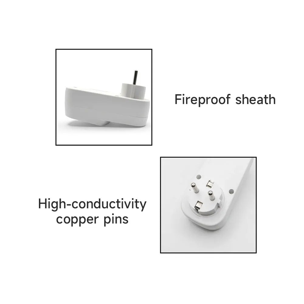 Automatic Voltage current Protector Socket AC 110V 220V Adjustable 16A Power Surge over voltage current Protector EU Plug Socket