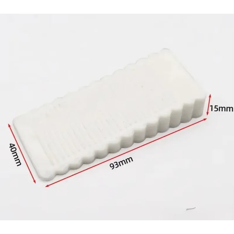 Front Door Stopper: Anti-collision, Movable Rubber Doorstop for Household Use.  Wedge-shaped Hardware for Home Applications