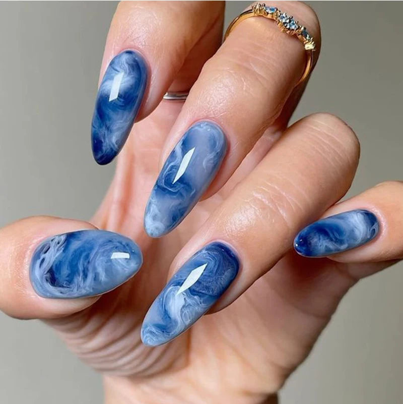 15ML Blooming Marble Gradient Gel Nail Polish Spreading Effect Watercolor Floral Print Nail Art Soak Off UV/LED Nail Varnish