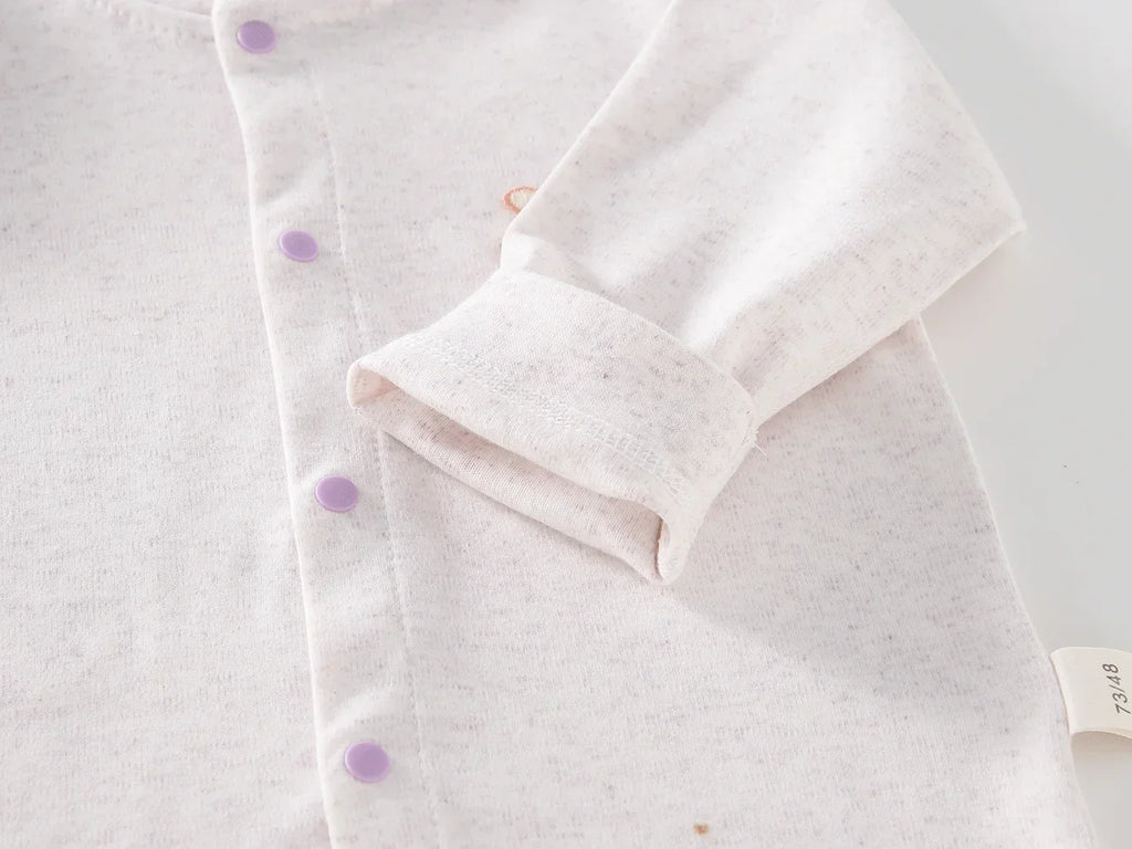 Autumn Baby Clothes Bodysuit&One Pieces Boys Girls Newborn Rompers Solid Color 100 Cotton 0-24M Long Sleeve Loungewear Outfit
