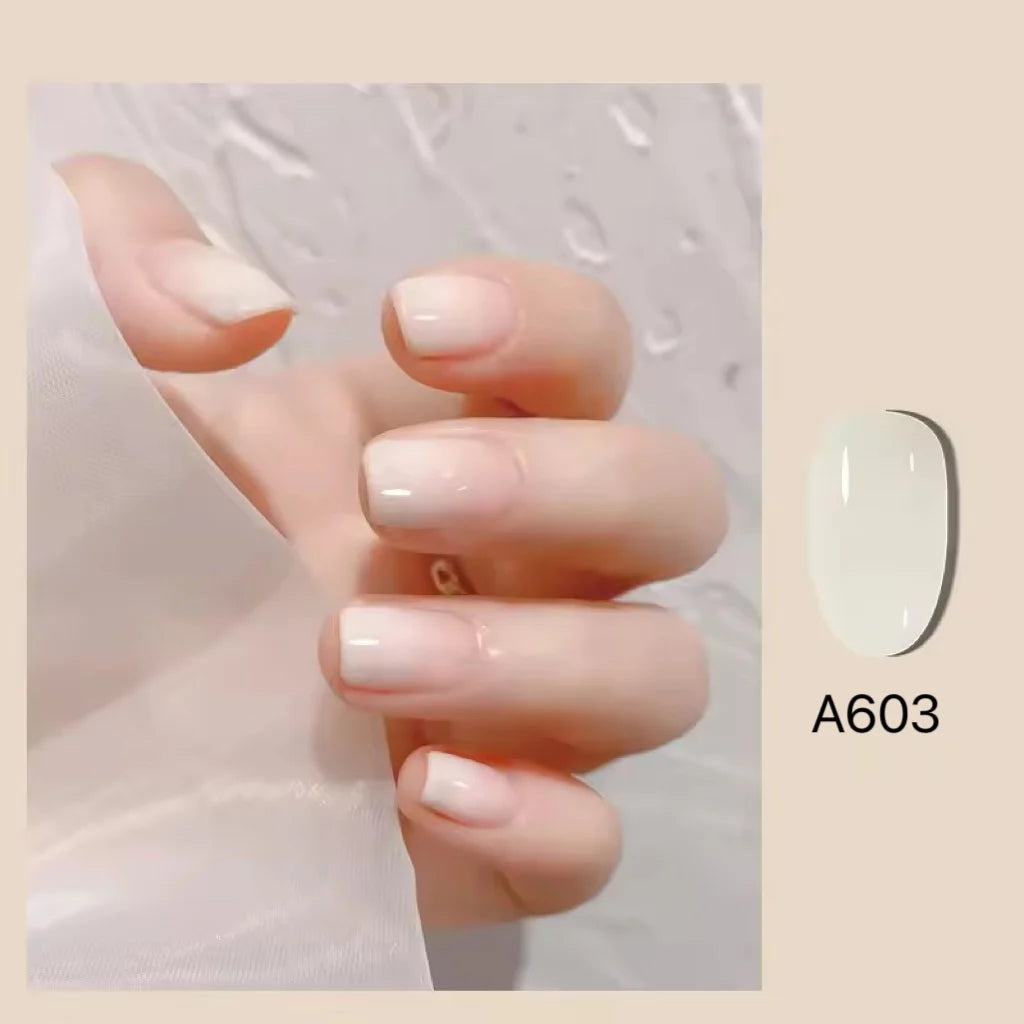 MAYCHAO Transparent Nude Jelly Gel Nail Polish Semi Permanent 7.3ml Top Coat Soak Off UV LED Varnish Nail Art Design Base Gel