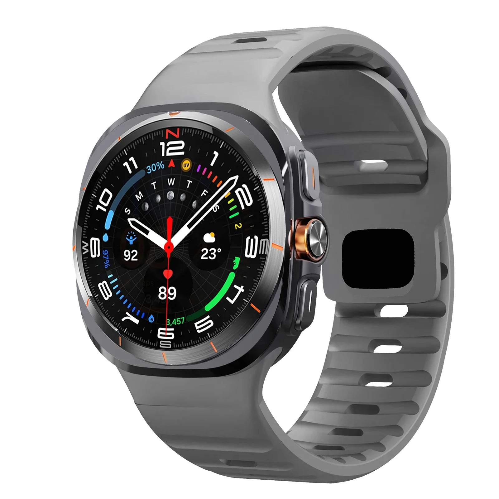 For Samsung Galaxy Watch Ultra 47mm Strap  Accessories correa Sport Silicone Bracelet For Samsung Galaxy Watch ultra 47 mm band