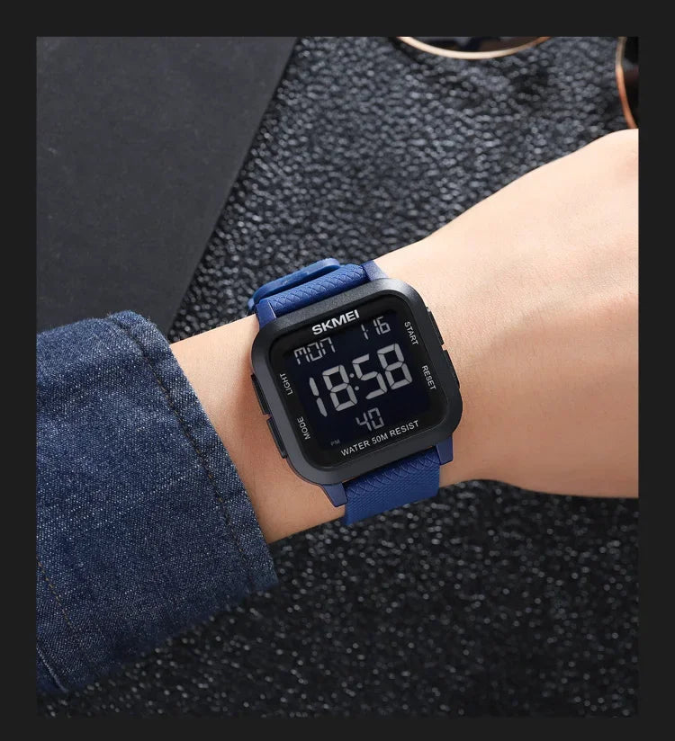 SKMEI 1894 Military Waterproof Mens Watches Electronic Shock Digital Watch For Men Sports Wristwatches 1841 Relogios Masculinos