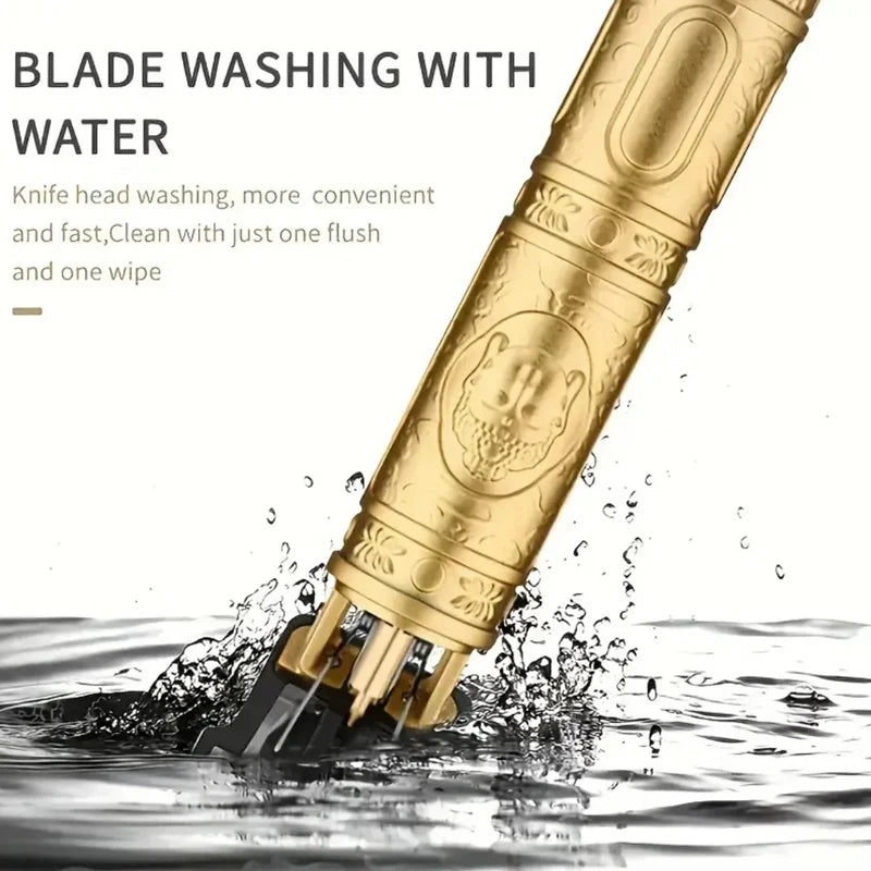 T9 Vintage USB Hair Clipper Professional Trimmer Cordless Haircut Machine Shaver Rechargeable Hair Trimmer Adjustable Barber